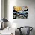 thumbnail image 4 of Nawypu Sunrise & Mountain Framed Wall Art decor, Abstract Landscape Pictures Canvas Wall Art with Black Frame Bedroom Canvas Prints Wall Paintings Modern Artwork for Living Room Bathroom, 4 of 5