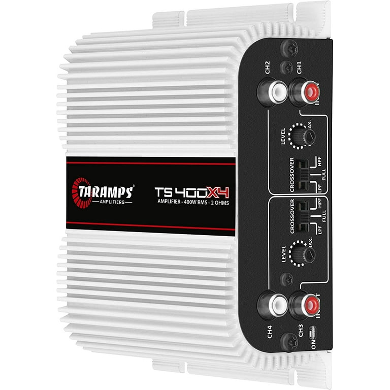 Taramps TS 400X4 400 Watts 4 Channel Vehicle Audio Amplifier Taramps TS 400X4 400 Watts 4 Channel Vehicle Audio Amplifier