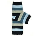 thumbnail image 4 of Wrapables® Baby 3-Pair Leg Warmers O/S Robot, Gray in Ruched, Stripes, 4 of 4