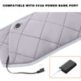 thumbnail image 4 of Portable USB Heated Waist Belt | Waterproof Hand Warmer Pad with 3-Second Fast Heating 5 Temp Settings | Adjustable Waist Support 30-50 Inch | Menstrual Cramp Relief Back Pain, 4 of 7