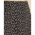 thumbnail image 5 of Moomaya Printed A-Line Skirt For Women, Elastic Waist Midi Length Formal Look Skirt, 5 of 8