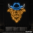 thumbnail image 2 of Craftnamesign Cow Neon Sign, Rodeo LED Sign, Men Cave Decor, Cowboy Gifts, 2 of 4
