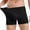 Black, variant on Xysaqa Mens Trunks Big & Tall Underwear Cotton Boxers Briefs Short Leg Comfortable Underpants L-8XL
