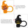 thumbnail image 3 of TABLZONE 4-Pack Reusable Silicone Straw Protectors for Drinks, Party Supplies and Everyday Use Accessories, 3 of 8