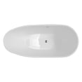 thumbnail image 4 of Tina de baño Akor Blanco y Negro KAND AKOR/MINIMALISTA/INDIVIDUAL, 4 of 5