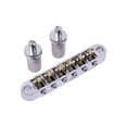 thumbnail image 1 of Toystoory Puente de sillín de rodillos ajustable con bloqueo de reemplazo de orificio de poste Pieza trasera para instrumento musical de guitarra Accesorios para instrumentos musicales Plata Toystoory  OD032285-01B, 1 of 6