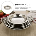 thumbnail image 3 of DEEPCRAFF Double Handle Household Paella Pan Stainless Steel for Kitchen Use 1Pcs, 3 of 8