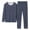 A01-Black, variant on Kids Girls Pajamas Set 2Pcs Fashion Print Long Sleeve Top And Pants Set Teens Soft Comfortable Sleepwear Pj's School Clothes 13-14 Years