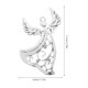thumbnail image 2 of unbranded Adorno De Pared Ángel De Metal En Plata Con Para, 2 of 7