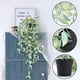 thumbnail image 3 of Plantas colgantes artificiales, paquete de 3 plantas colgantes falsas, plantas verdes en maceta falsas, enredadera de eucalipto de imitación, enredadera de mandala en maceta para decoración, 3 of 5