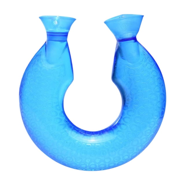 Bolsa de Agua Caliente Strade Fareast Limited Cuello y Hombros PVC Reutilizable Azul