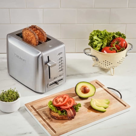Cuisinart 2 Slice Toaster, Black With Dual control panel