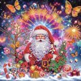 thumbnail image 1 of 5D DIY Taladro Parcial Con Forma Especial Navidad Papá Noel Kit30x30cm, 1 of 9