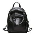 thumbnail image 1 of Mini mochila Bidobibo para mujer, antirrobo, bandolera informal de piel suave, de doble uso, pequeña, negra, 1 of 8