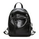 thumbnail image 1 of Mini mochila Bidobibo para mujer, antirrobo, bandolera informal de piel suave, de doble uso, pequeña, negra, 1 of 8