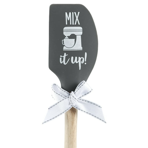 Brownlow Kitchen Silicone Spatula with Wooden Handle, Kitchen Icon Mix It Up