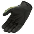 thumbnail image 2 of Icon Hooligan Battlescar Mens Textile Motorcycle Gloves Green MD, 2 of 2