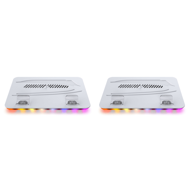 Soporte Refrigeración RGB Con Ventilador Cargador Doble para Mandos Accesorios PS5/PS5 Slim