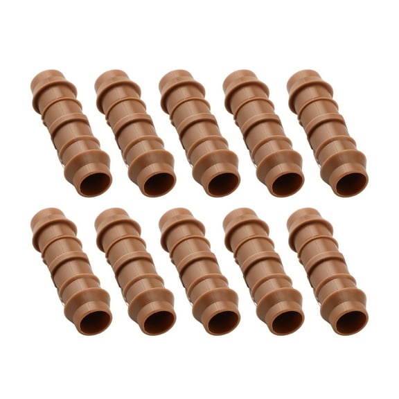 10pcs 1/2” Coupling Drip Irrigation Fitting Barbed Drip Line Coupler Connector