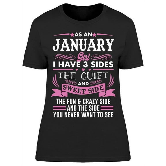 I Was Born In January Women's T-shirt