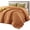 Burnt Orange, variant on Comforter Duvet Insert - Quilted Comforters Queen Size, All Season Duvet, GentleSoft Down Alternative Bedding Blanket, with 8 Tabs, Gifts for Women/Men, Beige, Queen 88 x 88 Inches