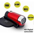 thumbnail image 3 of Digital Children's Camcorder, Full HD 270° Rotation 1080P 16X HD Video DV Camera for Kids (Red), 3 of 5