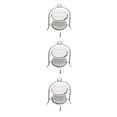 thumbnail image 4 of Vogacara Estante de refrigeración 1: 12 Escala Simulación Muebles Accesorios Juguete Soportes para pasteles Decoración para el hogar Type1 NO1, 4 of 6
