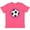 Vintage Hot Pink, variant on Inktastic Soccer Player Girls Sports Ball Youth T-Shirt