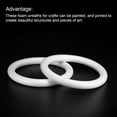 thumbnail image 4 of 7.7 Inch Foam Wreath Forms Round Craft Rings for DIY Art Crafts Pack of 2, 4 of 6