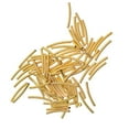 thumbnail image 2 of EHJRE 50pcs Bend Tube Beads Loose Spacer Beads Copper Jewelry Findings 20x2mm Golden, 2 of 9
