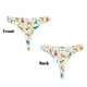thumbnail image 3 of Balery Dinosaur Tangas de Algodón para Mujer con Estampado – Ropa Interior Sexy, Transpirable, G-string-Medium, 3 of 6