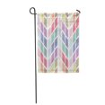 thumbnail image 1 of NUDECOR Colorful Abstract Bright Chevron Patter Carcass Circus Color Digital Garden Flag Decorative Flag House Banner 28x40 inch, 1 of 1