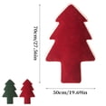 thumbnail image 2 of Festive Christmas Tree Shaped Decorative Throw Pillow for Sofa Couch and Chair Seating Home Celebration, 2 of 5