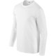thumbnail image 4 of Gildan - Suave camiseta básica de manga larga para hombre (Blanco), 4 of 4