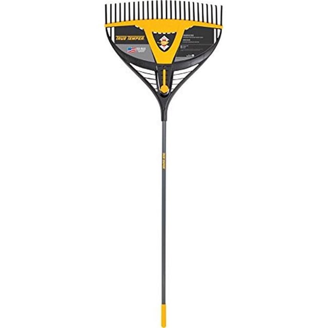 True Temper 2916900 26 in. Poly Wet-N-Dry Leaf Rake