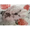 thumbnail image 4 of oneOone Cotton Silk Peach Fabric Flower & Leaves Watercolor Diy Clothing Quilting Fabric Print Fabric By Yard 42 Inches Wide, 4 of 4