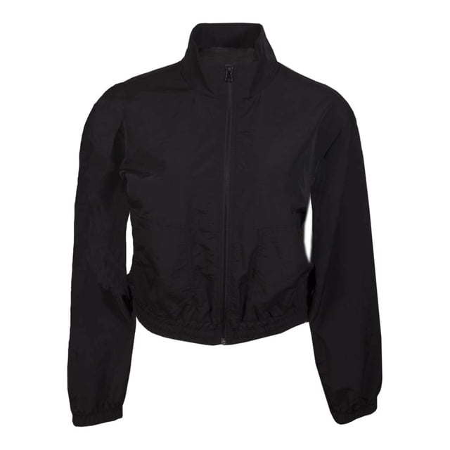 Chamarra George para Dama, con Cuello Alto Negro Talla G