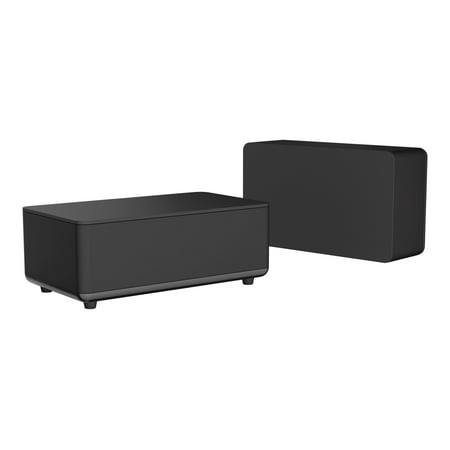 Mass Fidelity - 5-1/2" 80W Powered Wireless Subwoofer - Black