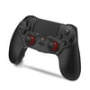 Wireless PS4 Controller Compatible with PS4/Slim/Pro Console, PS4 Controller with 6-axis Gyro Sensor, Touch Panel, Dual Vibration, Audio Function