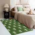thumbnail image 3 of Leaf Area Rugs for Bedroom Living Room - 5x8 ft - Green Carpet for Home Decor - Green Patterned Decorative Indoor Large Rug - Washable & Soft & Non Slip & Low Pile (ZL&089), 3 of 6