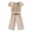 Beige, variant on TOWED22 Toddler Infant Baby Girl Summer Clothes Print Sweatshirt Top Bell Bottoms Pants Summer Outfit Girl Green,3-4 Y