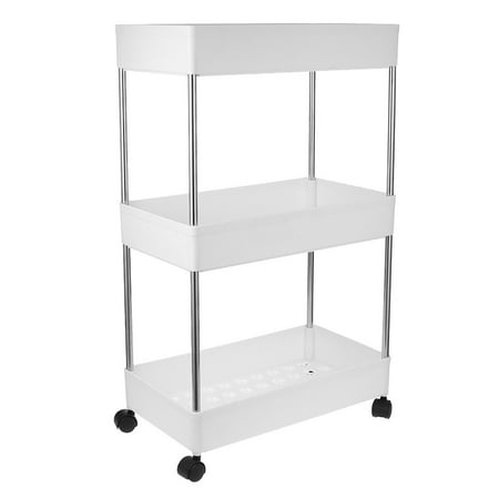 

Removable Multi-layer Trolley Storage Shelf Bathroom Kitchen Storage Rack