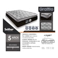 thumbnail image 5 of Colchón Selther Ortopédico Matrimonial Híbrido Memory Foam Grafito, 5 of 5