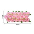 thumbnail image 6 of Sunjoy Tech Simulation Flower No Watering Fabric Art DIY Wedding Artificial Rose Flower Row Decoration Home Decor, 6 of 8
