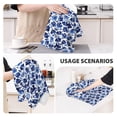 thumbnail image 3 of Sikiie Blue Roses Waffle Weave Kitchen Dish Cloth,Super Absorbent Kitchen Dish Towels 16*26 Inches for Dish Rags Washing Dishes, Drying Dishes, 3 of 7