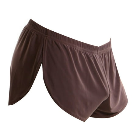 Mens Sexy Leather - JOYFEEL Clearance Men Loose Underpants Comfortable Boxer Shorts U Convex Pouch Male Sexy Underwear for Men