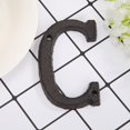 thumbnail image 4 of Números Letras Metal Hierro Fundido Logotipo Del Número Casa DIY Pared (Letra) (C), 4 of 7