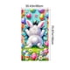 thumbnail image 3 of CaiYueKe Easter Door Curtain Spring Holiday Decorations Bunny Egg Pattern Party Supplies Wall Hanging Decorative Banner for Home Indoor Outdoor Festival Celebration, 3 of 9