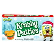 Frankford SpongeBob Gummy Candy Original Krabby Patty Theater Box, Christmas, 2.54 oz