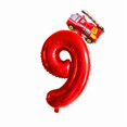 thumbnail image 1 of 2 Pcs Ballons Chiffres Rouges 32 Pouces Mini Camion de Pompiers Ballons en Feuille 1 2 3 4 5 6 7 8 9 Ans Décoration de Fête d'Anniversaire shower de Bébé Jouet pour Enfants, 1 of 5